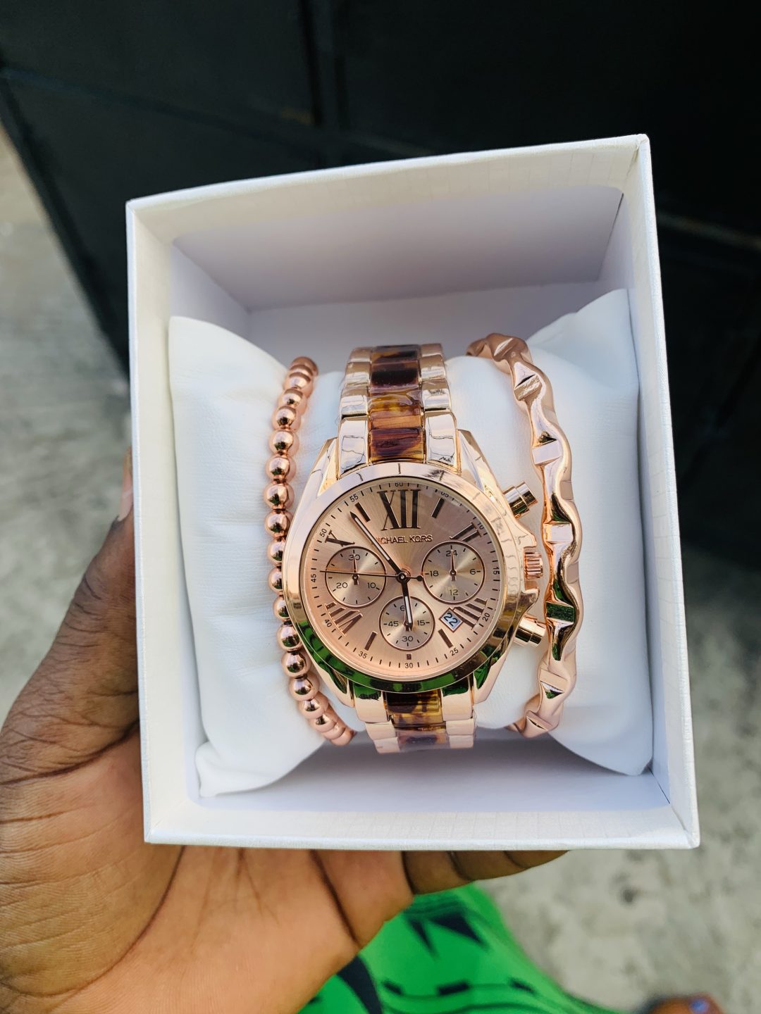 Micheal kors Rose gold box 02 - Image 3