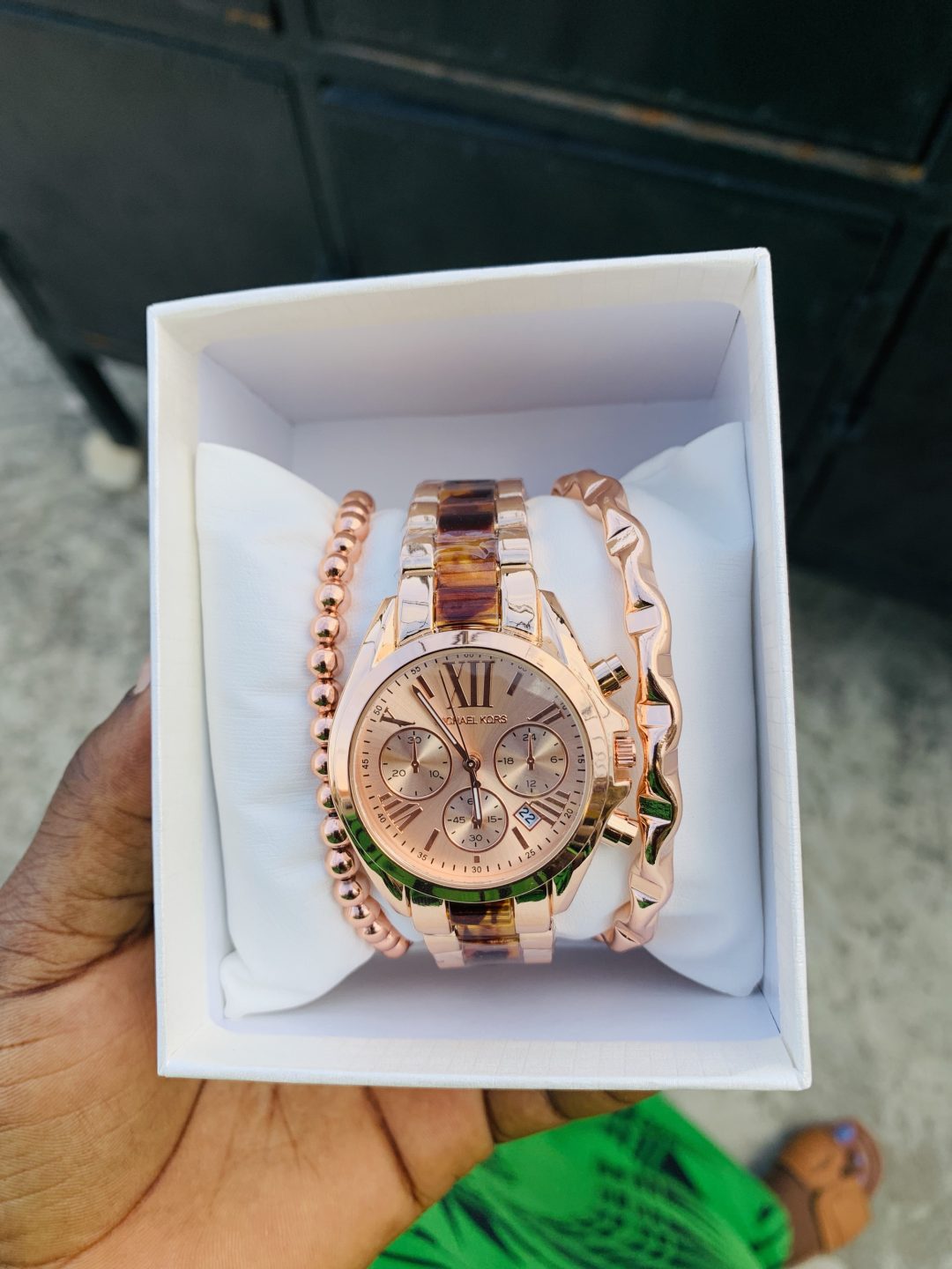 Micheal kors Rose gold box 02 - Image 5