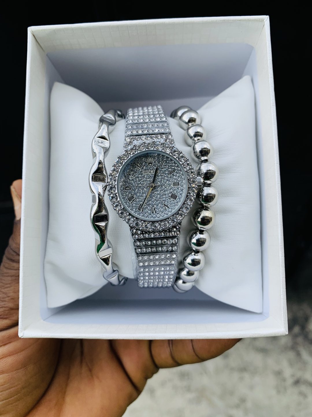 Rolex female silver