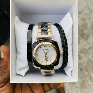 Guess watch combo with box