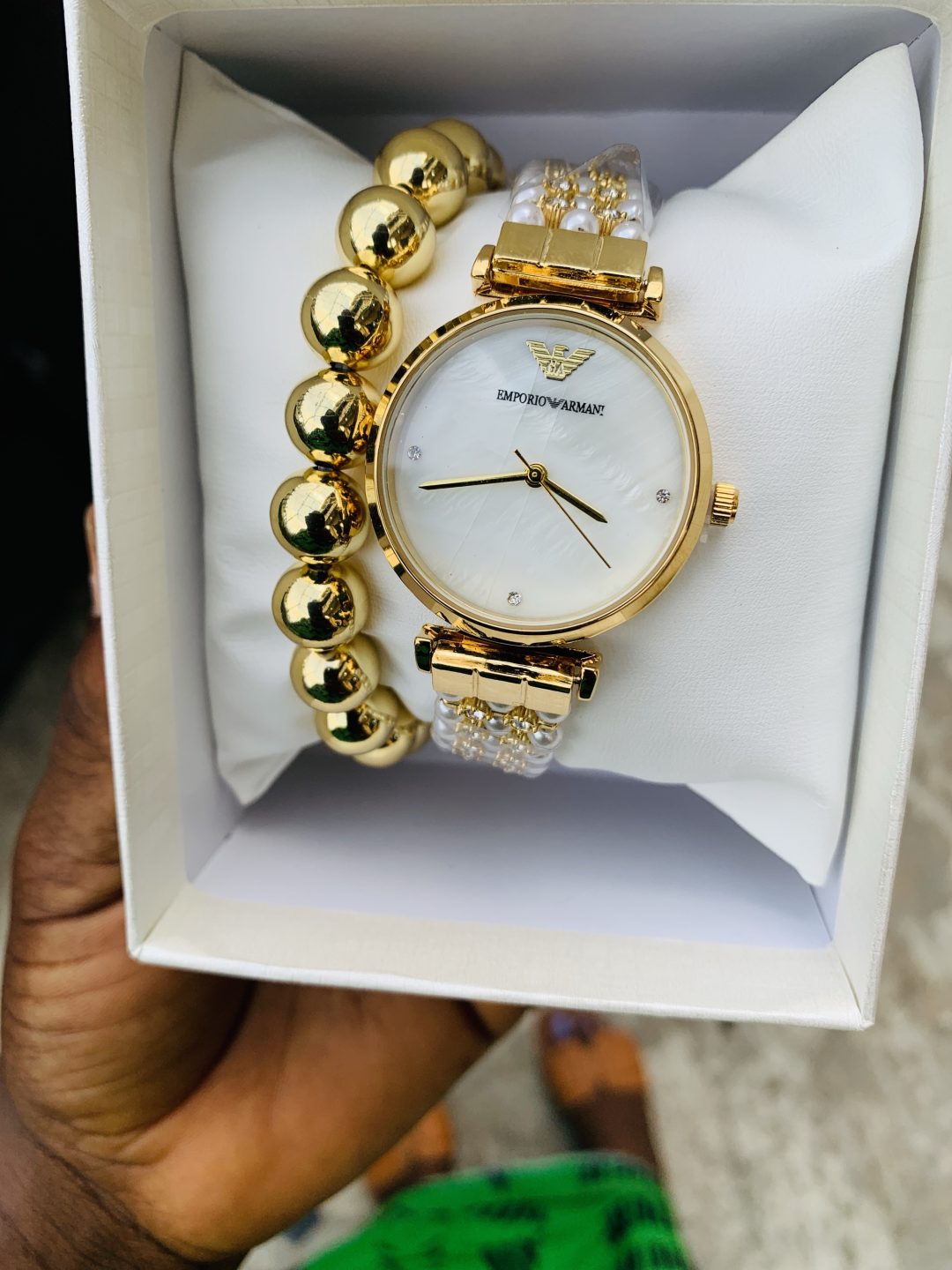 Emporio Armani (Gold white face) - Image 2