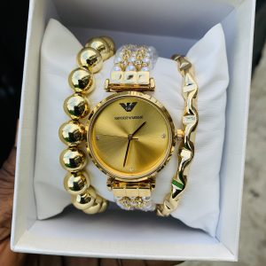 Emporio Armani watch combo with box