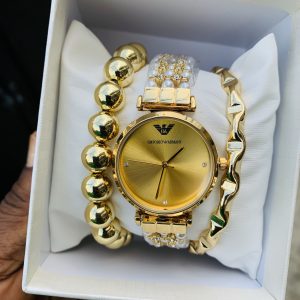 Emporio Armani watch combo with box