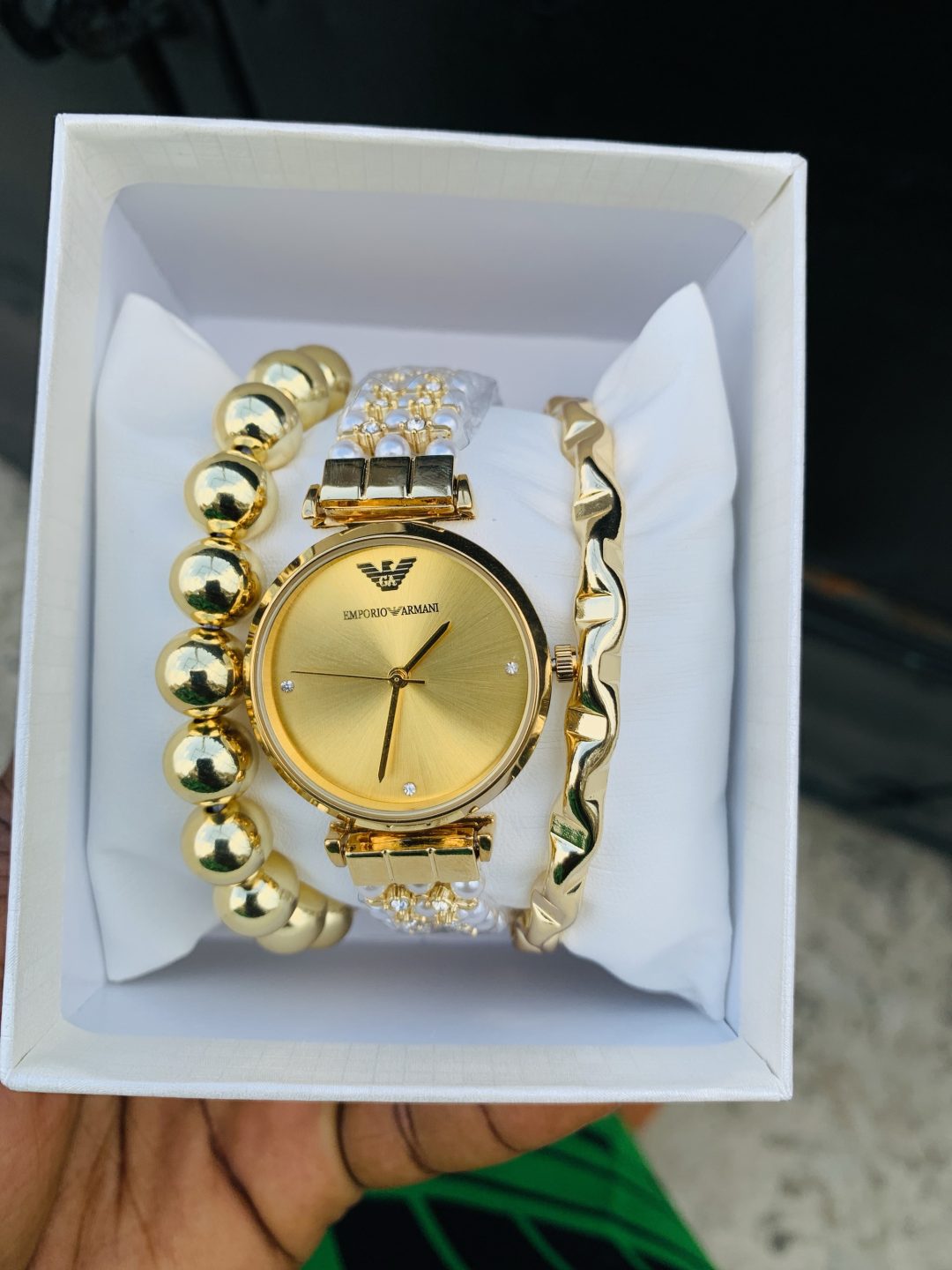 Emporio Armani watch combo with box - Image 3