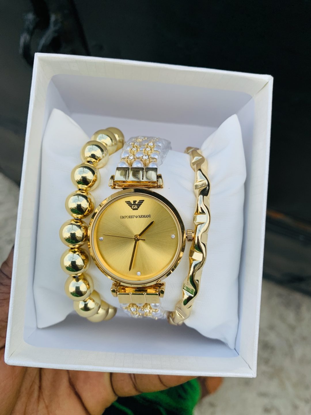 Emporio Armani watch combo with box - Image 5
