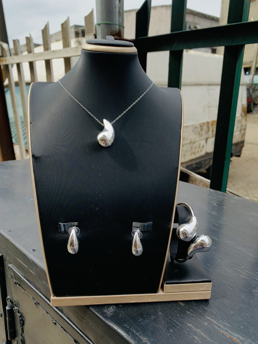 Adorned Adornments set Silver