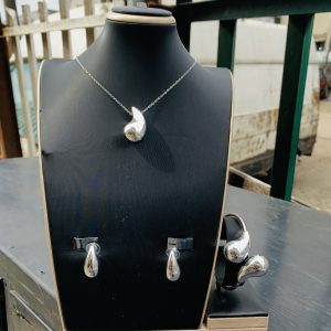 Adorned Adornments set Silver