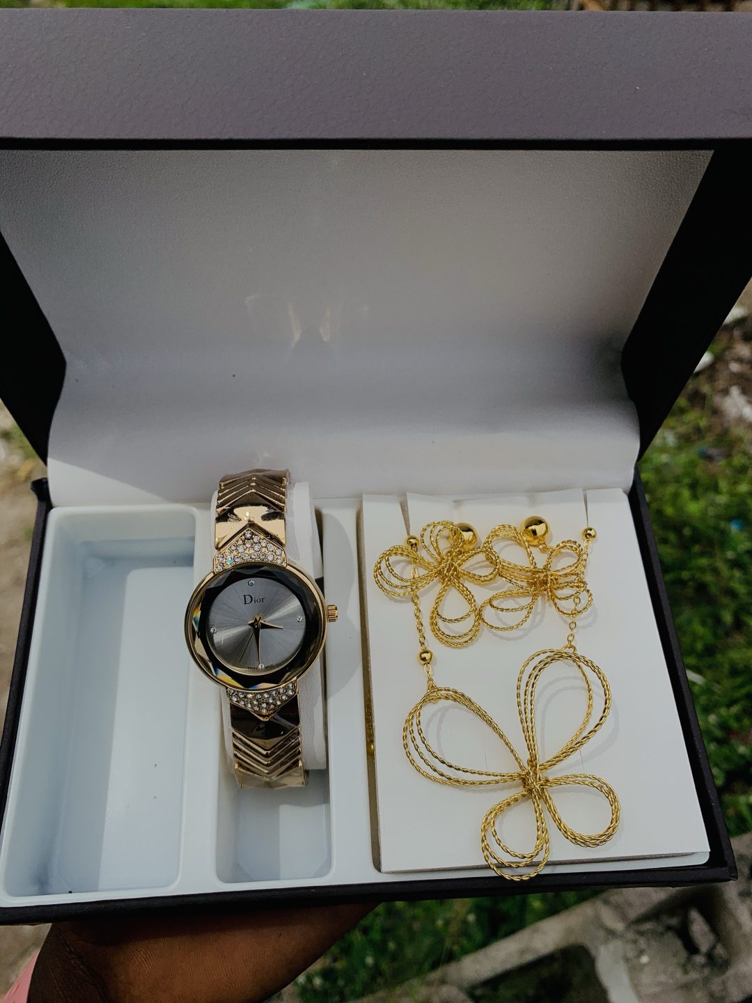 Dior watch set with box - Image 4