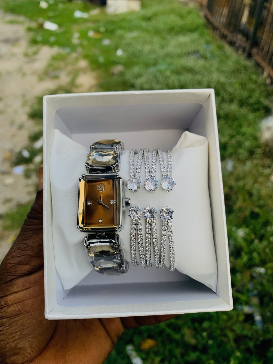 Swarovski watch silver combo - Image 2