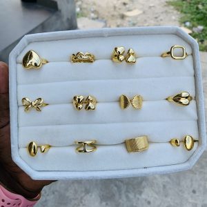 A dozen of fashion rings