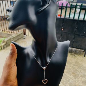 Ball silver dropping necklace 14