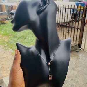 Ball silver dropping necklace 13