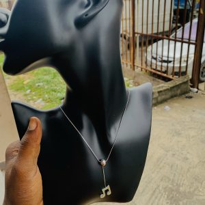 Ball Silver dropping Necklace 003