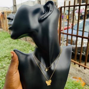 Two steps fashion necklace 001