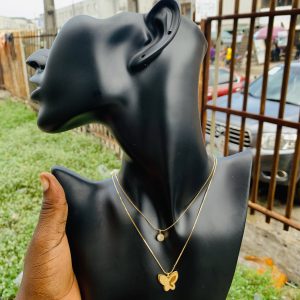 Two steps fashion necklace 001