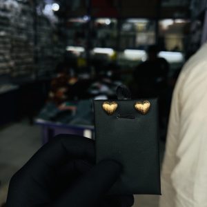 Steel stud earrings 004