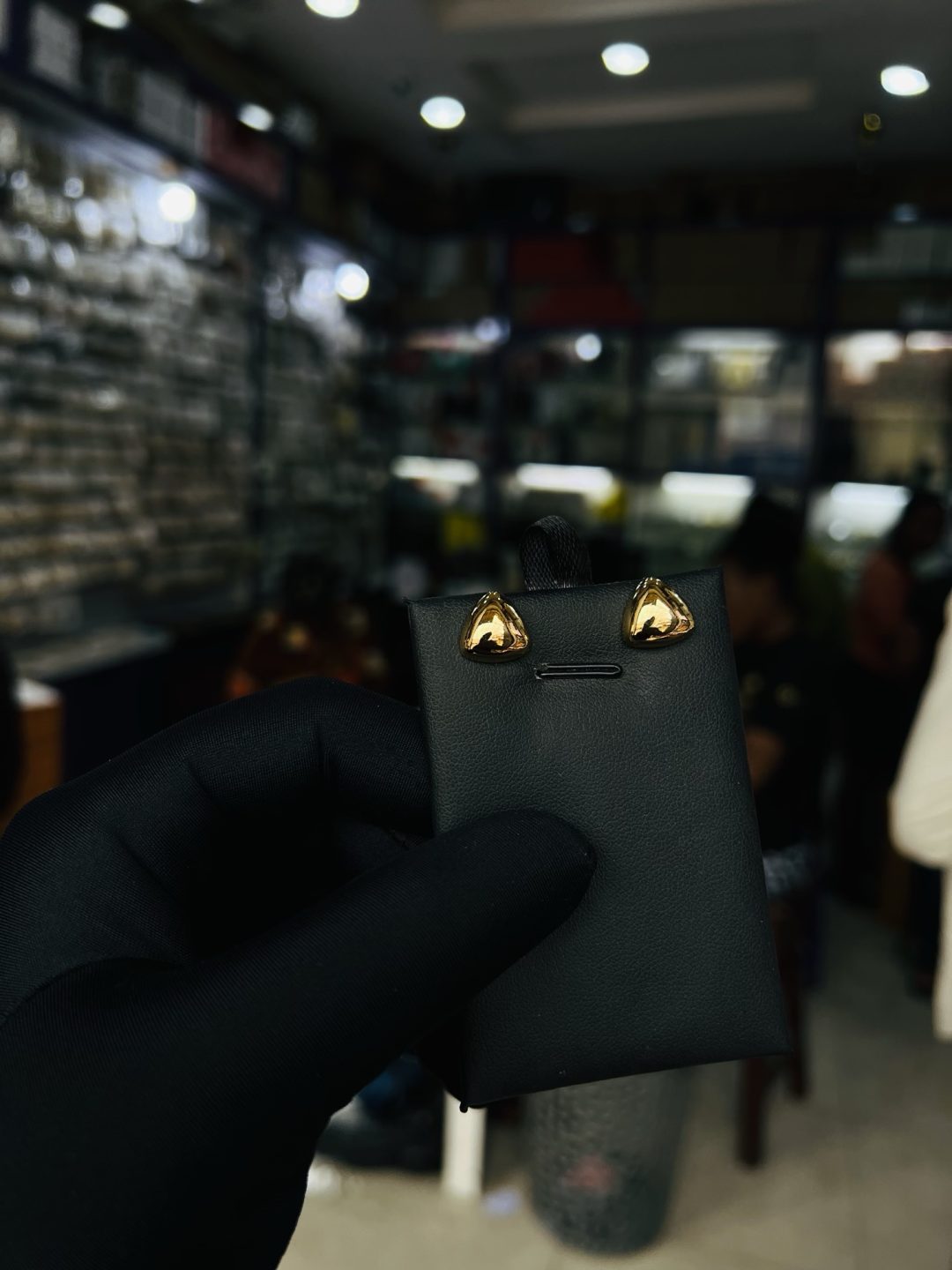 Steel stud earrings 008 - Image 2