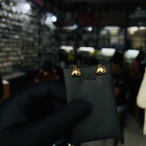 Steel stud earrings 008