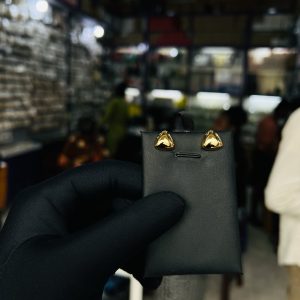 Steel stud earrings 008