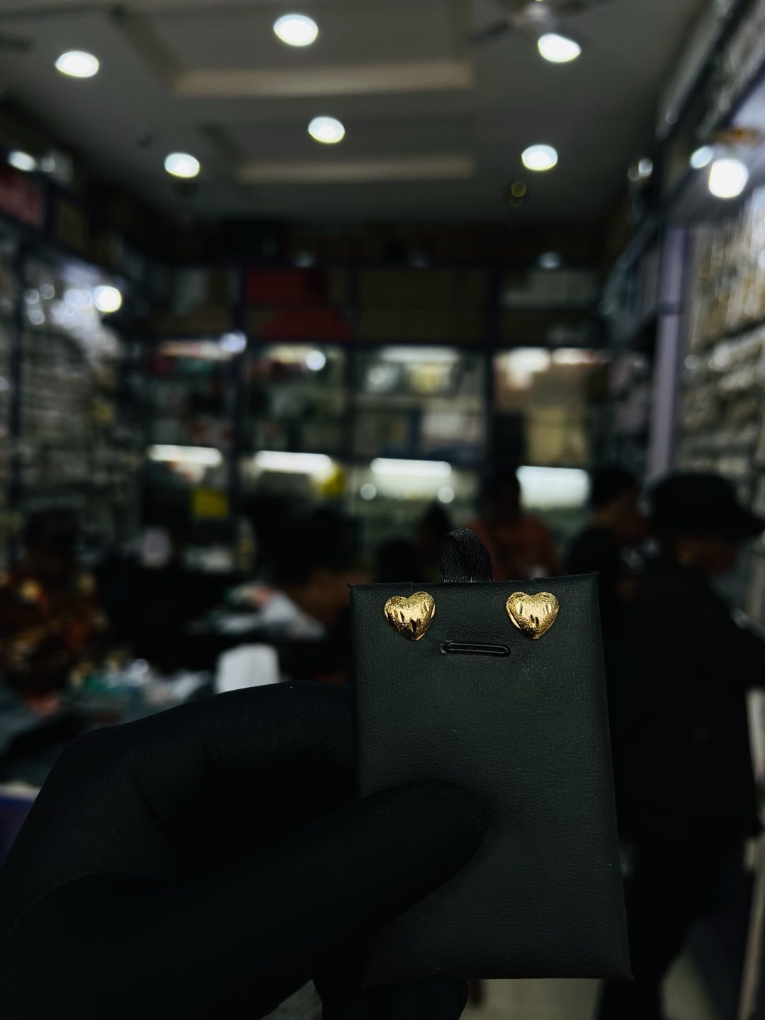 Steel stud earrings 010