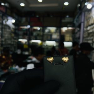 Steel stud earrings 010