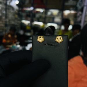 Steel stud earrings 009