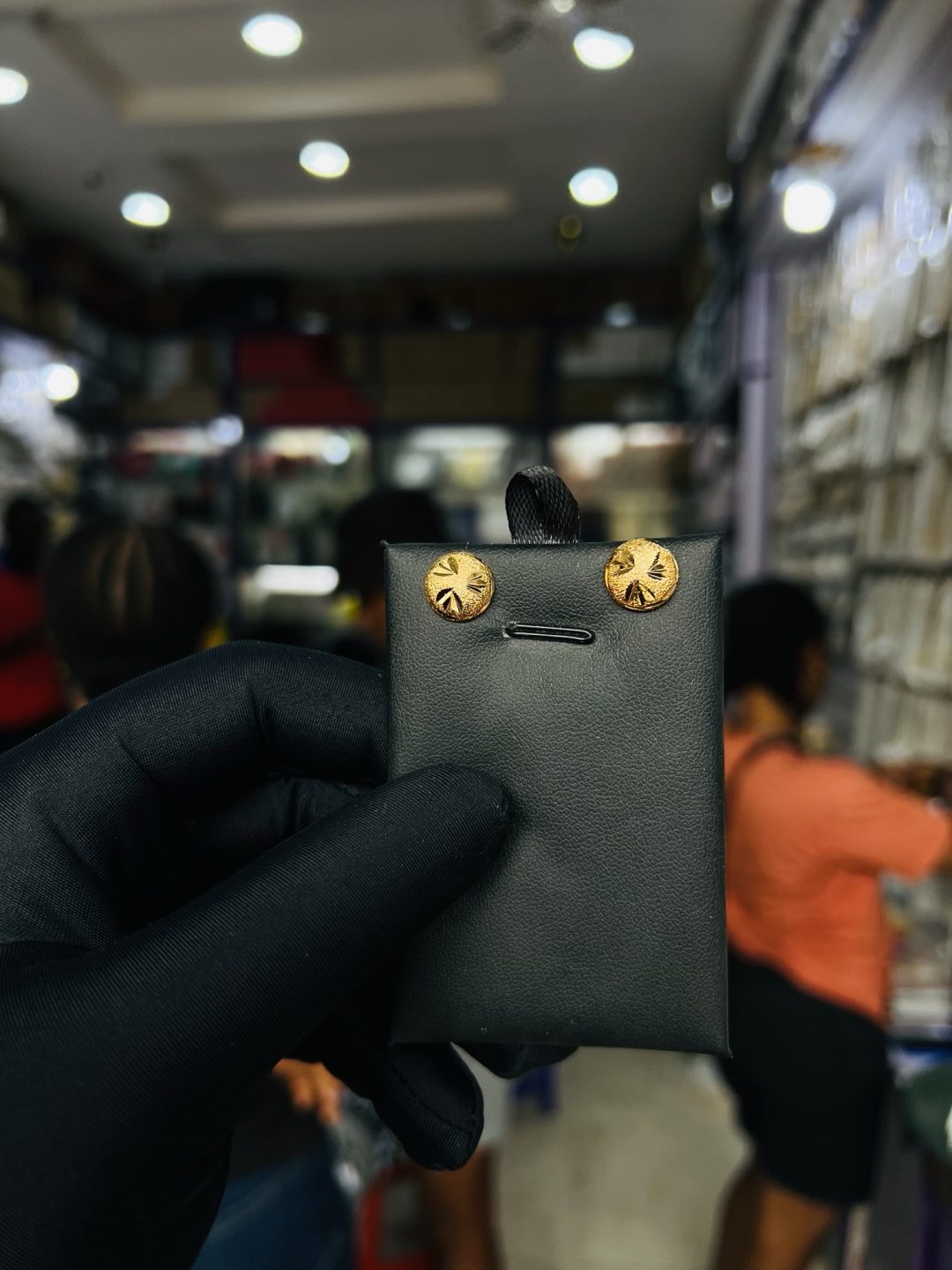 Steel stud earrings 019 - Image 4