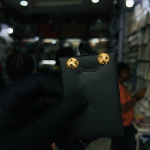 Steel stud earrings 019