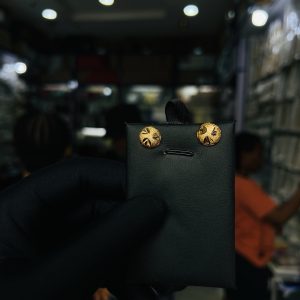 Steel stud earrings 019