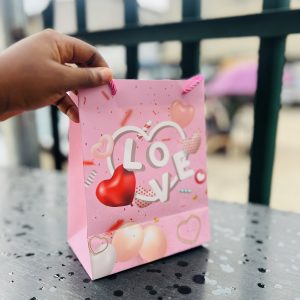 Pink large paper bag (1)