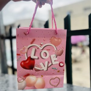 Pink large paper bag (1)