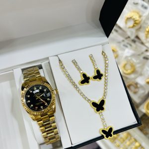 Gold Butterfly combo with box and bag