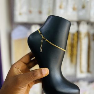 Flat Stainless Steel anklet 001