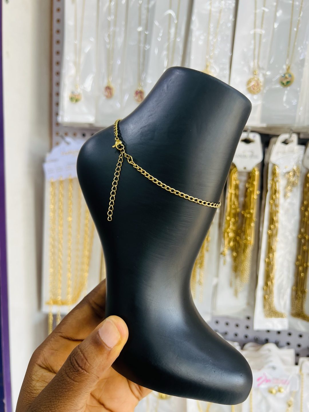 Cuban link Stainless Steel anklet 003