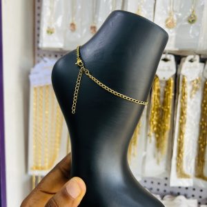 Cuban link Stainless Steel anklet 003