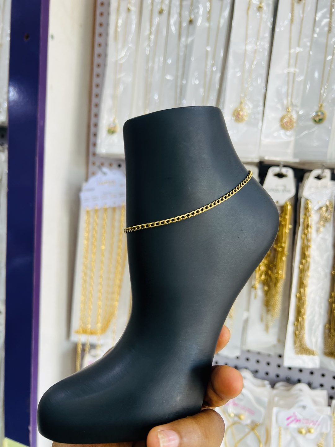 Cuban link Stainless Steel anklet 003 - Image 2