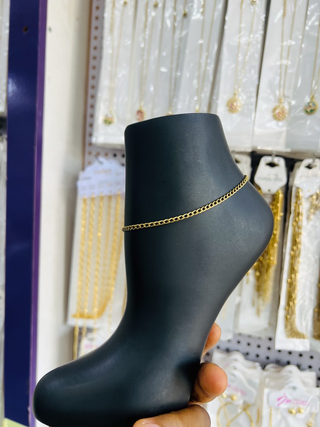Cuban link Stainless Steel anklet 003 - Image 3