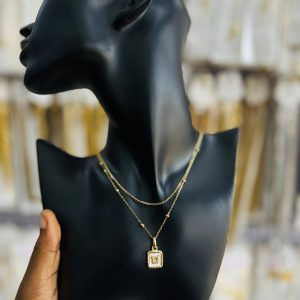 Unique steel necklace combo 001