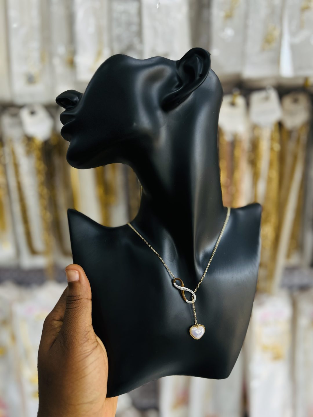 Unique steel necklace 005