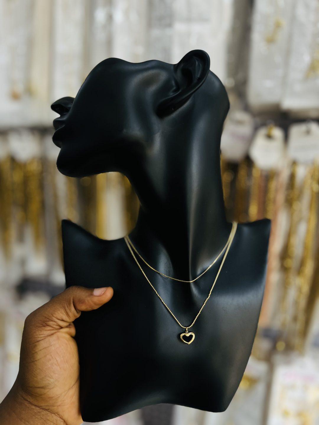 Unique steel necklace combo 002