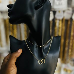 Unique steel necklace combo 003