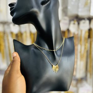 Unique steel necklace combo 004