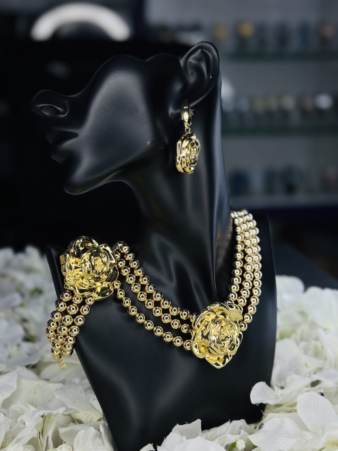 Md flower 18k ball luxury set - Image 2