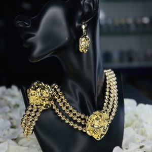Md flower 18k ball luxury set