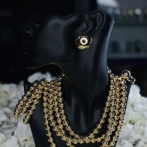 18k Gold plated luxury bead set