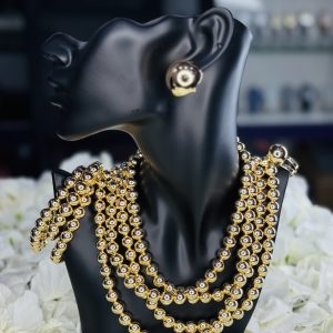 18k Gold plated luxury bead set