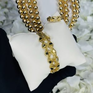 MD cris cross bracelet and ring