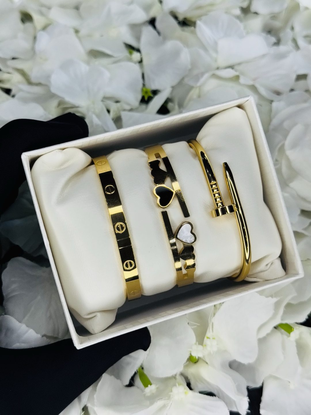 Triple titanium steel bracelet 017