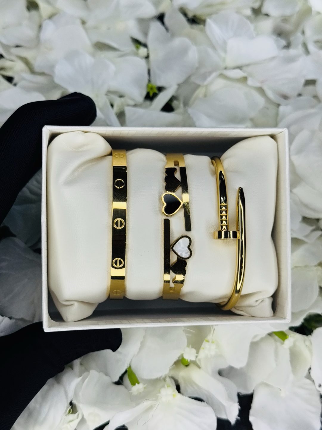 Triple titanium steel bracelet 017 - Image 2