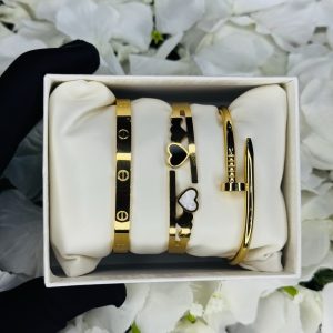 Triple titanium steel bracelet 017